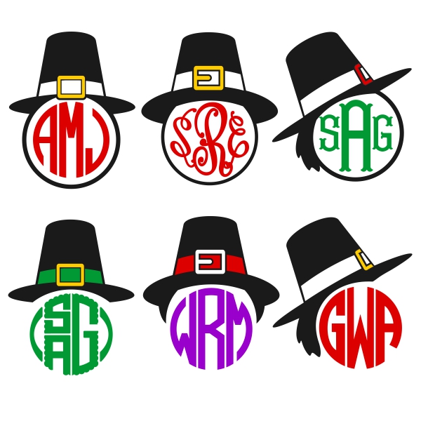 Pilgrim Thanksgiving Cuttable Frames