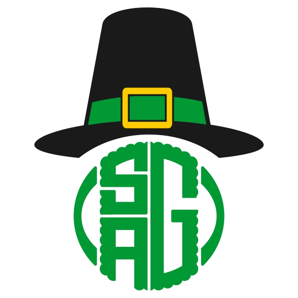 Pilgrim Thanksgiving Svg Cuttable Design Frames