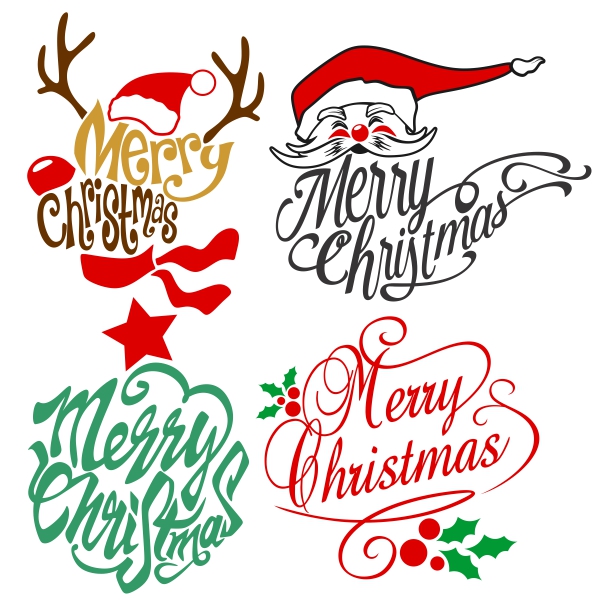 Merry Christmas Svg Cuttable Designs