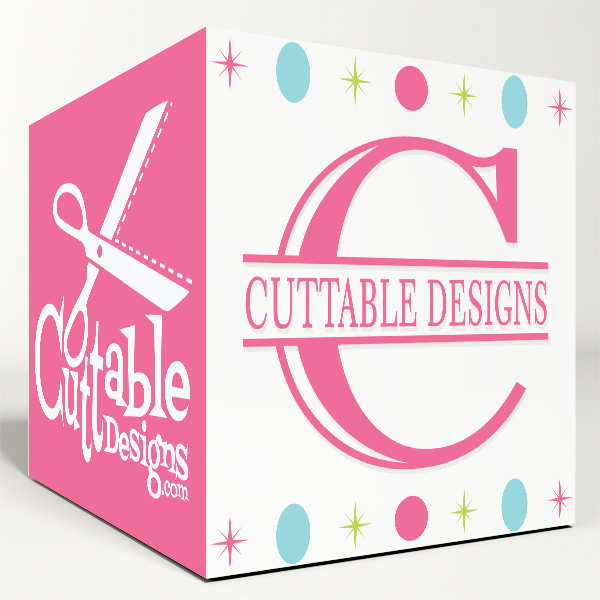 Split Svg Cuttable Font