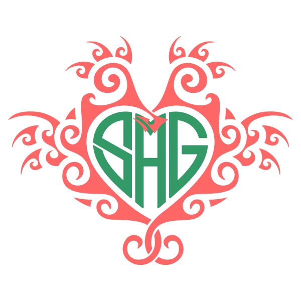 Seahorse Heart Svg Cuttable Designs