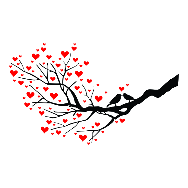 Tree Heart Love Svg Cuttable Designs