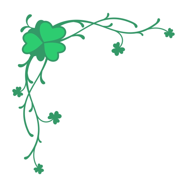 Shamrock Boarders Svg Cuttable Designs