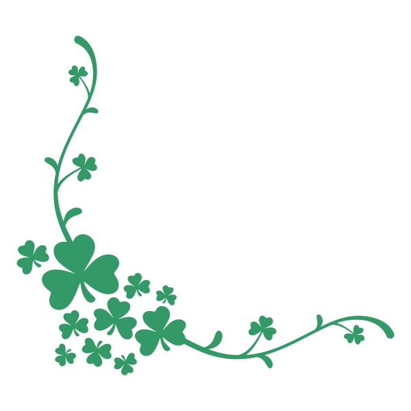 Shamrock Boarders Svg Cuttable Designs