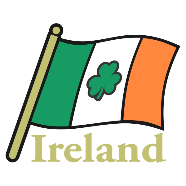 Ireland Irish Flag Svg Cuttable Designs