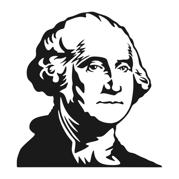 George Washington U.S. Presidents Cuttable Designs