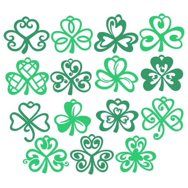 Shamrock Pack Irish Cuttable Designs