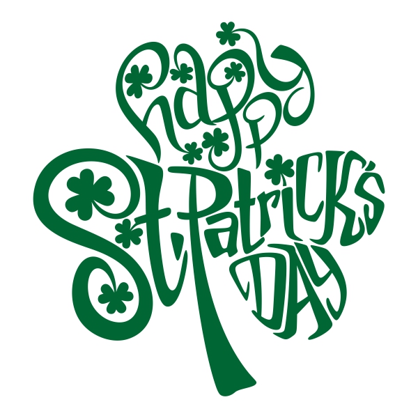 Happy St. Patrick's Day Svg Cuttable Design