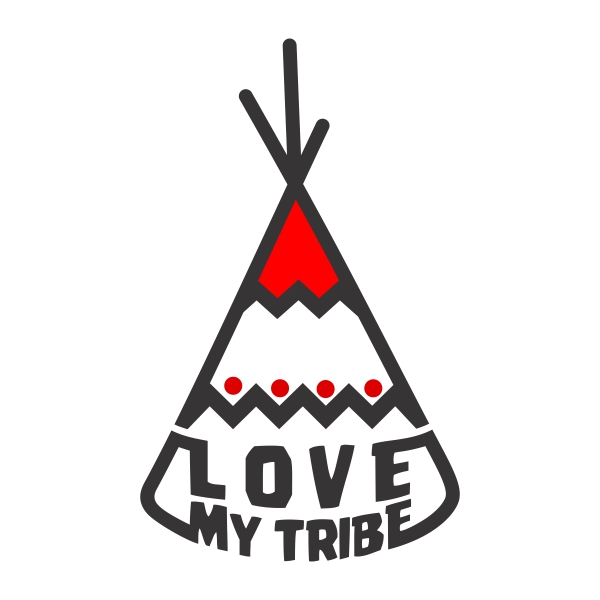 Love My Tribe Svg Cuttable Designs