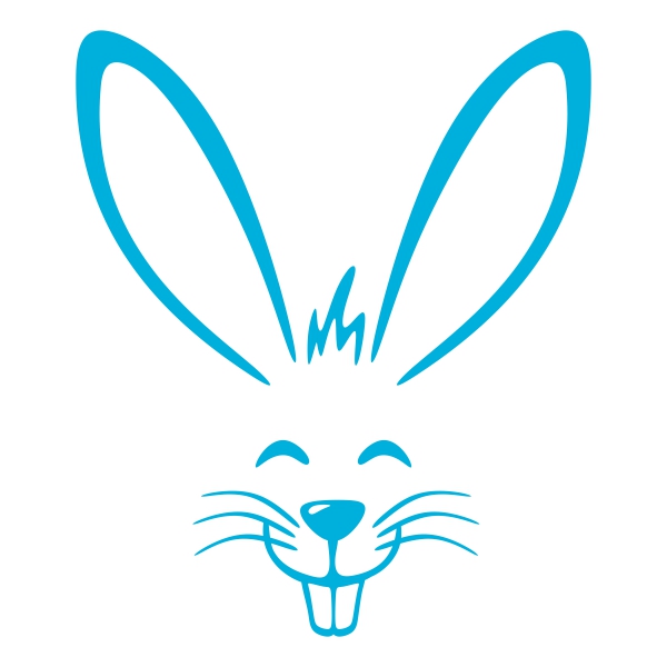 Easter Bunny Face Svg Cuttable Designs
