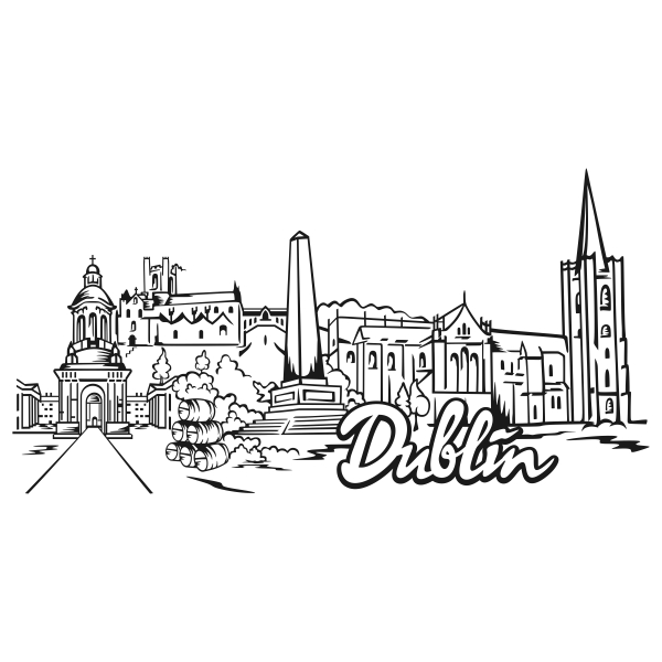 Dublin Ireland Svg Cuttable Designs