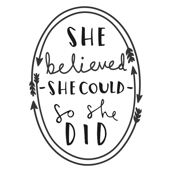 She believed she could so she did Cuttable Design