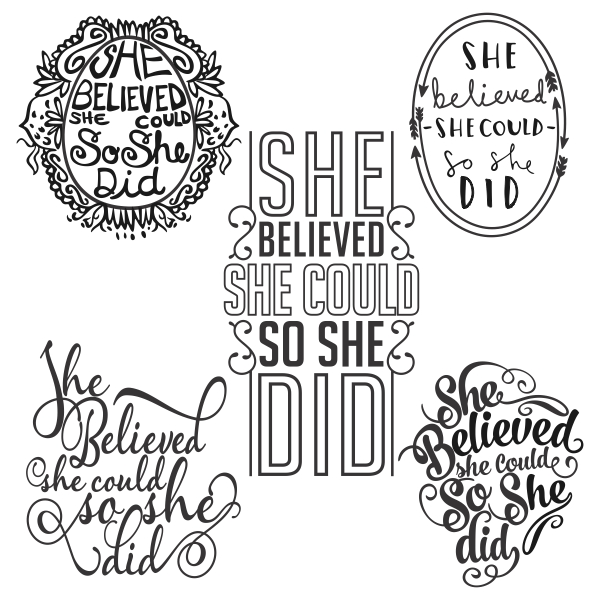 She believed she could so she did Cuttable Design