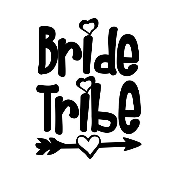 Bride Wedding Tribe SVG Cuttable Designs