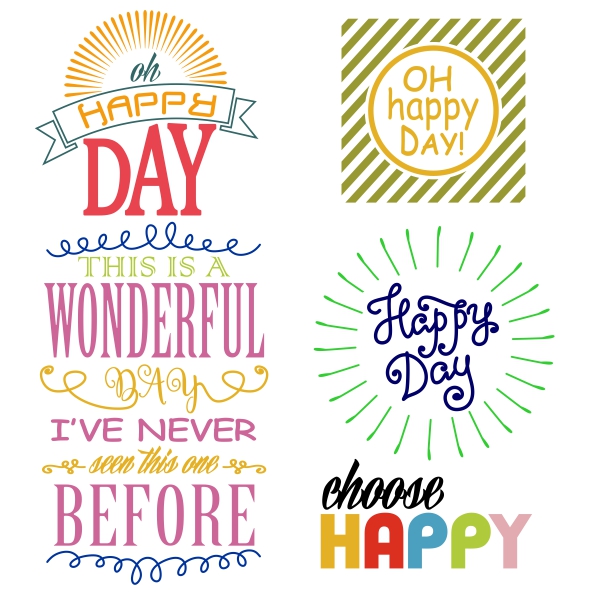 Happy Day Svg Cuttable Designs