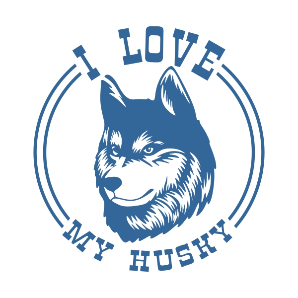 Husky Dog SVG Cuttable Designs
