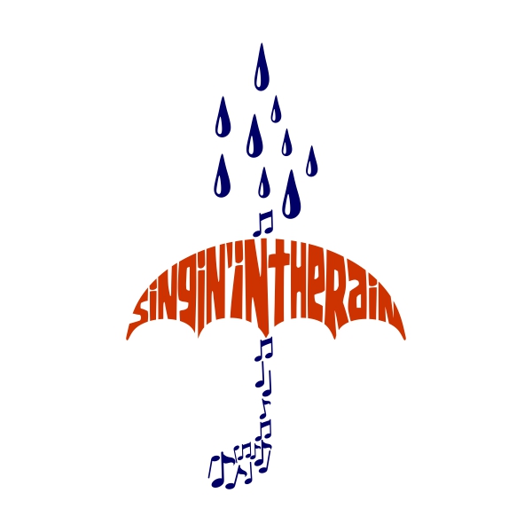 Singin' in the Rain SVG Cuttable Designs