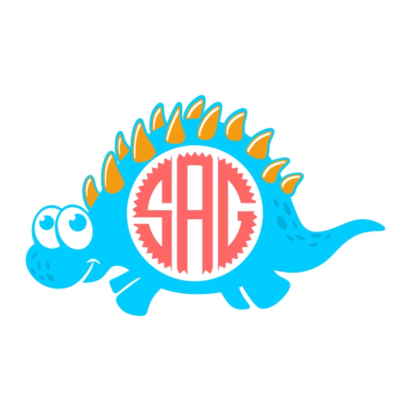 Dino Dinosaur SVG Cuttable Frames