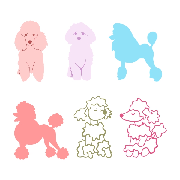 Poodle SVG Cuttable Designs
