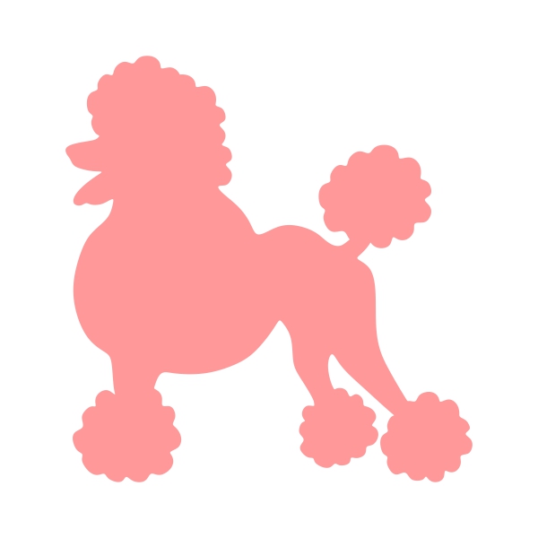 Poodle SVG Cuttable Designs