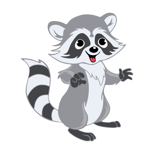 Raccoon Pack SVG Cuttable Designs