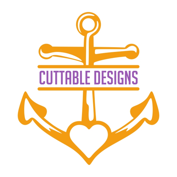 Anchor Split SVG Cuttable Frames