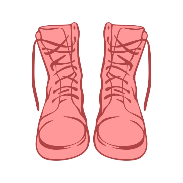 Combat Boot SVG Cuttable Designs