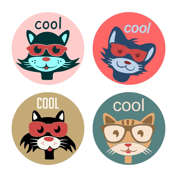 Cool Cat SVG Cuttable Designs