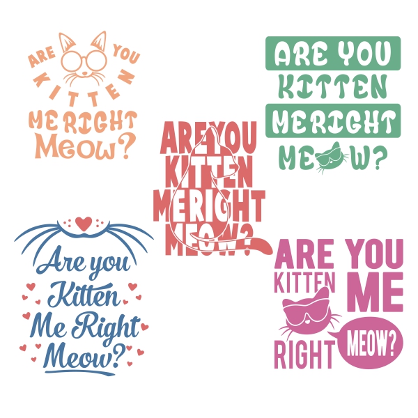 Kitten SVG Cuttable Designs