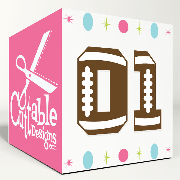 Sport Number - Split Number SVG Cuttable Fonts