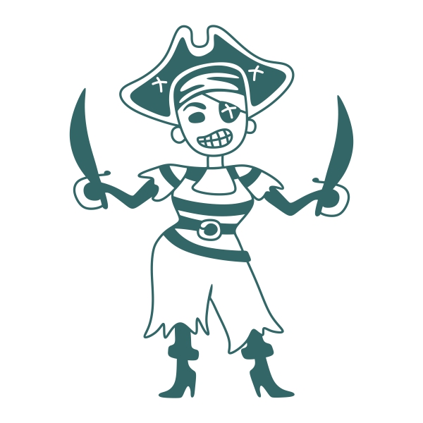 Pirate SVG Cuttable Designs