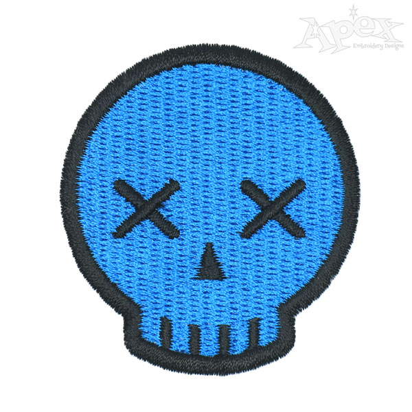 Cute Skull Embroidery Designs