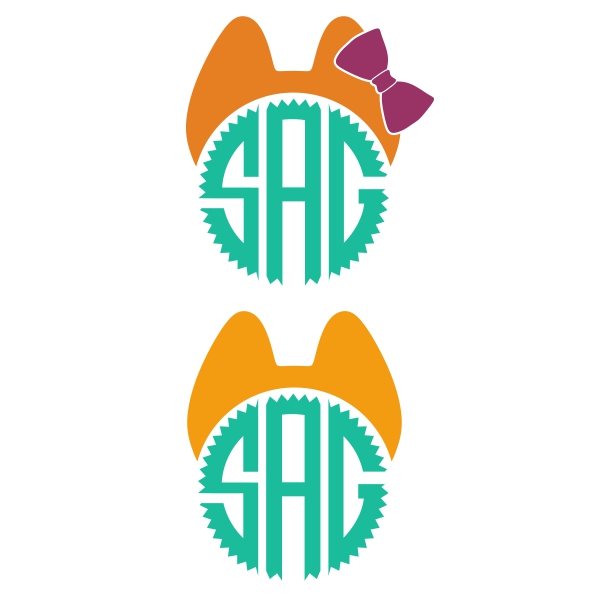 Cat SVG Cuttable Frames