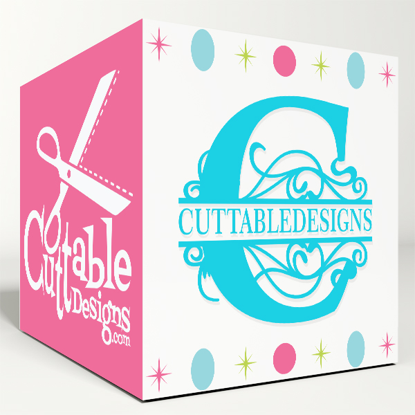 Flora Split Cuttable Font Files