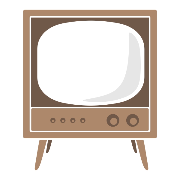 Retro TV Television SVG Cuttable Designs