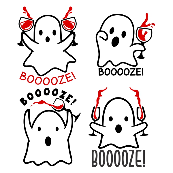 Boooze SVG Cuttable Designs