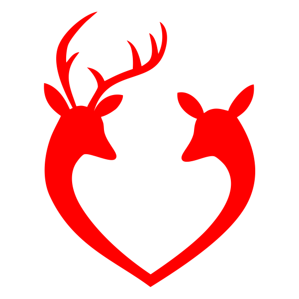 Buck and Doe Deer Cuttable Files