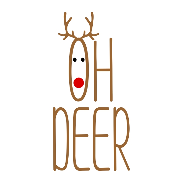 Oh Deer SVG Cuttable Designs