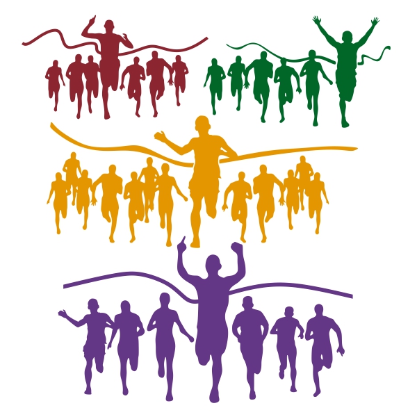 Runner Pack SVG Cuttable Designs