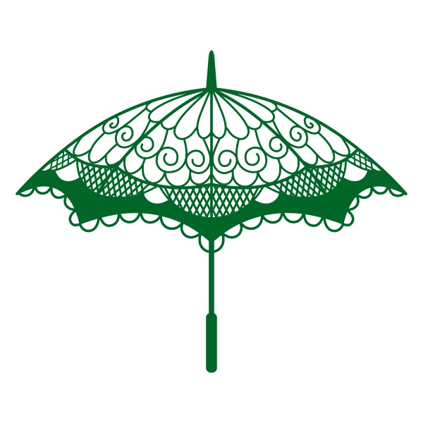 Flourish Umbrella SVG Cuttable Designs
