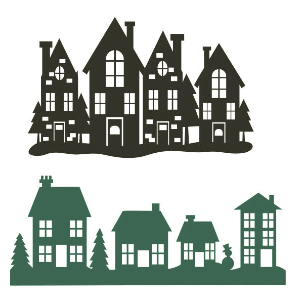 Winter Home Cuttable Files