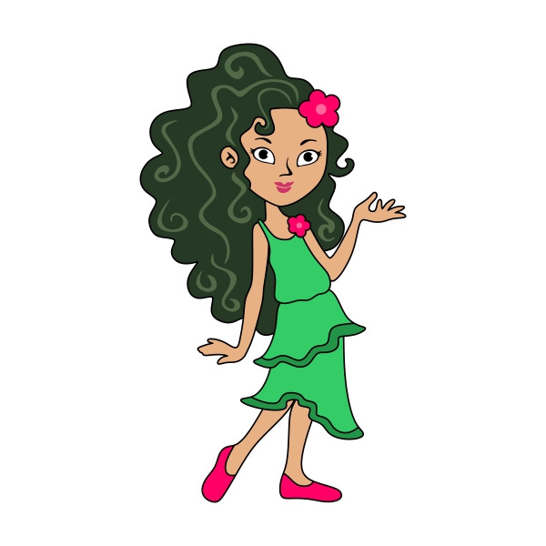 Beautiful Girls SVG Cuttable Designs