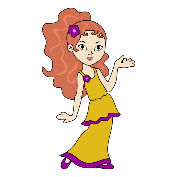 Beautiful Girls SVG Cuttable Designs