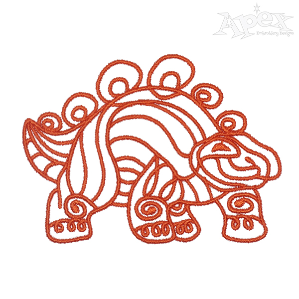 Ancient Dinosaur Embroidery Designs