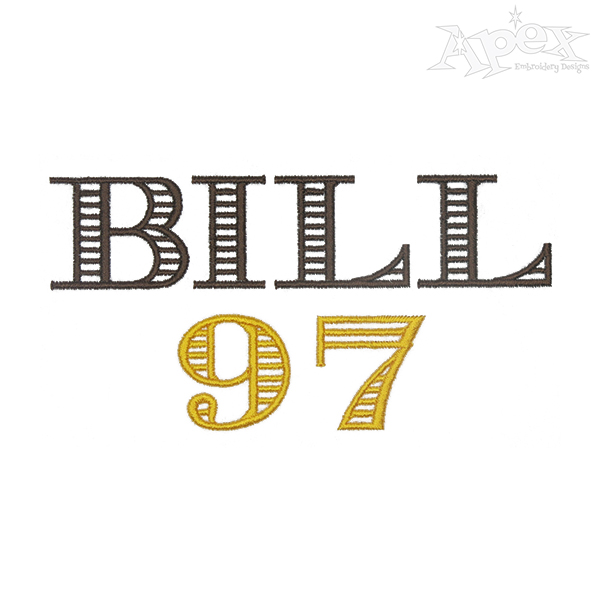 Money Embroidery Fonts