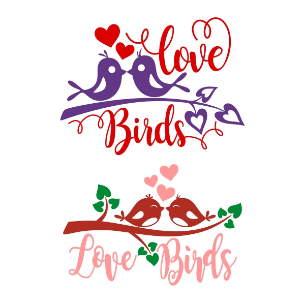 Loving Bird SVG Cuttable Designs
