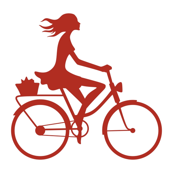 Girl Riding SVG Cuttable Designs