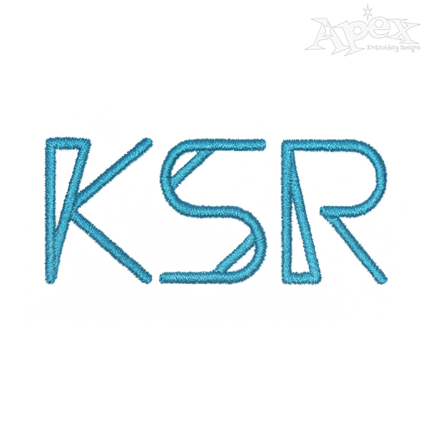 Neat Graphics Embroidery Font