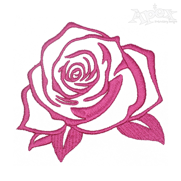 Rose Embroidery Design