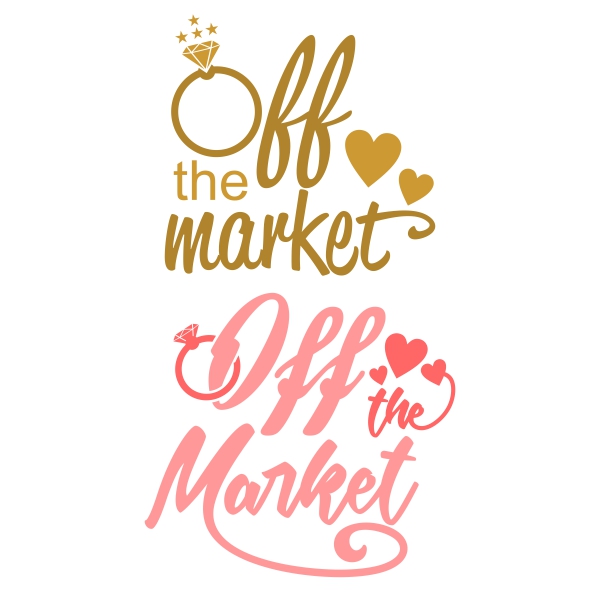 Off the Market SVG Cuttable Design